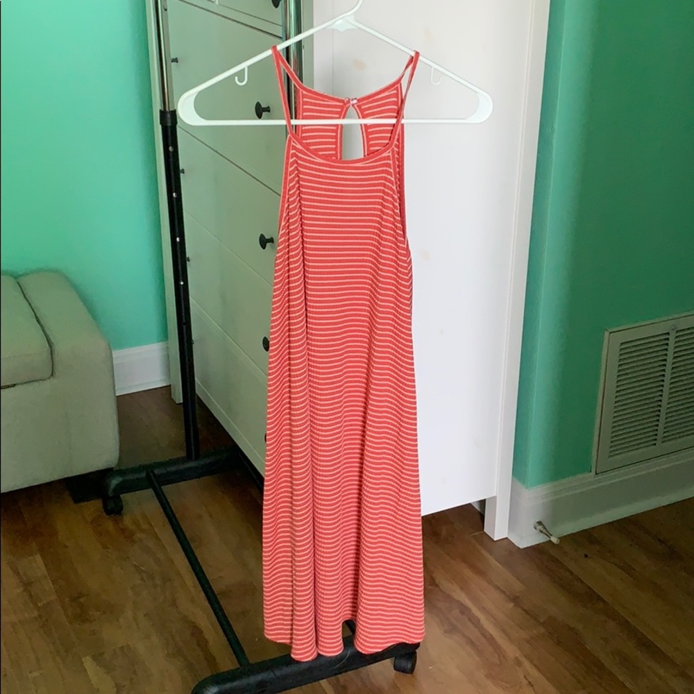 coral dress